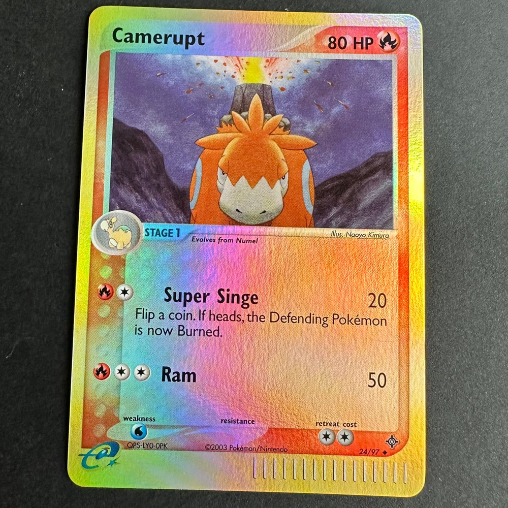 Pokemon TCG Camerupt EX Dragon Uncommon 24/97 Reverse Holo NM